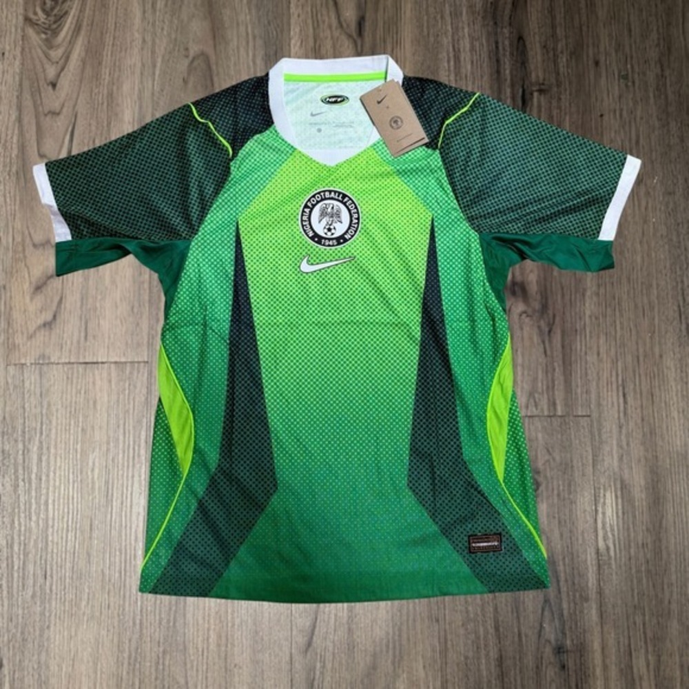 Nike Nigeria 2026 Home Soccer Jersey Size Large Authentic AeroSwift Shirt